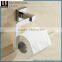 Economical Western Unique Design Covered Zinc Alloy Chrome Finishing Bathroom Sanitary Items Wall Mounted Toilet Paper Holder