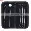 2016 Dental Hygiene Kit, Dental Tools with Tarter Scraper/ Dental Mirror/ Tweezer/ Dental Toothpick/ Scaling Instrument DK-012