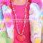 kids plastic bracelet heart pendant necklace finger ring kids wholesale jewelry