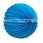 Pure color blue watermelon accordion paper lantern