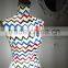 Wave Printing Elastic Fabric Female Mannequin