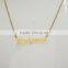 Hotselling Stainless Steel Laser Cut Floating Name Pendant Necklace