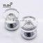 Art Deco Zinc Alloy Interior Bedroom Crystal Glass Door Knob