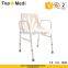Aluminum handicap bath shower chair with seat for bathroom&toilet home care wheelchair