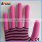 BSSAFETY 13 Gauge knitted zebra polyester nylon garden work glove