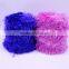 100% polyester feather yarn , with heat setting polyester feather yarn high quality