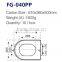 Germany style D shape toilet seat mold with plastic hinge