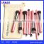 Bamboo brush, wooden brush, make up brush set, different types of makeup brushes