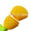 Portable Travel loose leaf tea strainer silicone unique tea infuser strainer