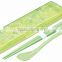 Le Parterre Combi Set of Chopsticks & Spoon Green Plastic
