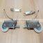 aluminum steel PA6 wardrobe sliding door fittings for bedroom wooden wardrobe