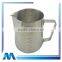 stainless steel measuring milk cup,Scale milk jug,graduate metal milk jug