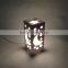 Wholesale Hot Sell Cuboid Hollow Out LED PVC Plastic Table Light With UK Plugs For Bedroom Decorating