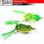 SGWF-37 artifical plastic floating soft frog resin skirts, 55mm/12g, VMC hook