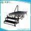 1.22*2.44m black surface carpet folding iron staging