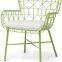 Outdoor Chair Single Chair Metal Frame Taiwan Olifen Waterproof 8cm Cushion