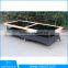 Tropical Style Aluminum Frame 10 Piece Dining Table