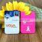 Cuntom Made 3M Adhesive Smart Phone Pocket/silicone Phone Card Holder