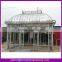 Aluminum or Steel metal type used garden greenhouse with powder coated frame