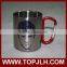 Cheap promotional sports carabiner stainless steel mug for sublimation