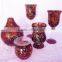 custom different color mosaic candle holder suppliers for home decoration