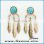 Natural Turquoise Stone Earring, Natural Stone Earring
