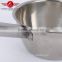 normal color best quality stainless steel soup/milk pot set