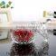 glass jar glass lid candle pot