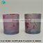 Painting glass candle containers
