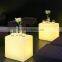 RGB Color Changing LED Cube / LED Cube Chairs / Glowing Cube Seat
