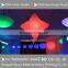 waterproof RGB 16 colors changing LED star shaped light for outdoor using