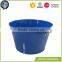 Different types of oval ice bucket with cut flower