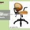 Easy to move low back executive chair, mobile office chair with wheels