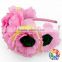 Summer Baby girls Hair Clasp Pink Flower Kids Hair Accessories Set
