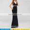 2016 new fashion custom design summer ladies long dresses , hot sale V neck sexy dress for women