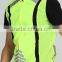 hi visibility sport reflective vest soft fabric for night running
