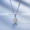 Woman Collar Pendant Platinum Necklace