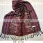 2016 Fashion women soft hot popular viscose rayon pashmina jacquard shawl