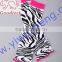 Hot sales Zebra Ultrathin Transparent Beautiful Crystal cotton Elastic Short Girls Socks Pink Sock for girls
