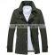 Mens 100% Cotton Single Breasted Casual Jacket With Epaulet