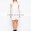 Maternity Embroidered Swing Dress With Dipped Hem China supplier