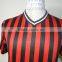 Striped T-shirt Sports Wear O-neck 100% Polyester