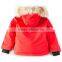 2017 OEM new style children's clothing hooded custom kids winter fur jackets wholesale in China