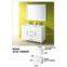 mdf showerroom cabinet with double bowl