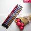 HB black wood pencils with eraser pencil with pvc box