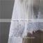 2017 wholesale Wholesale White Wedding Lace Bridal Veils Fashionable long Tulle HL09