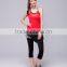 Coolmax adult yoga causal pants dance fitness capri pants with skirt