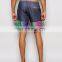 sublimation OEM service 3 pockets tshirt,custom made cool style,beach style american shorts