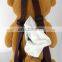 Custom teddy bear design backpack 42cm super soft fabric Pass CE testing