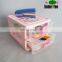 Eco-friendly plastic 2 layers desk drawer